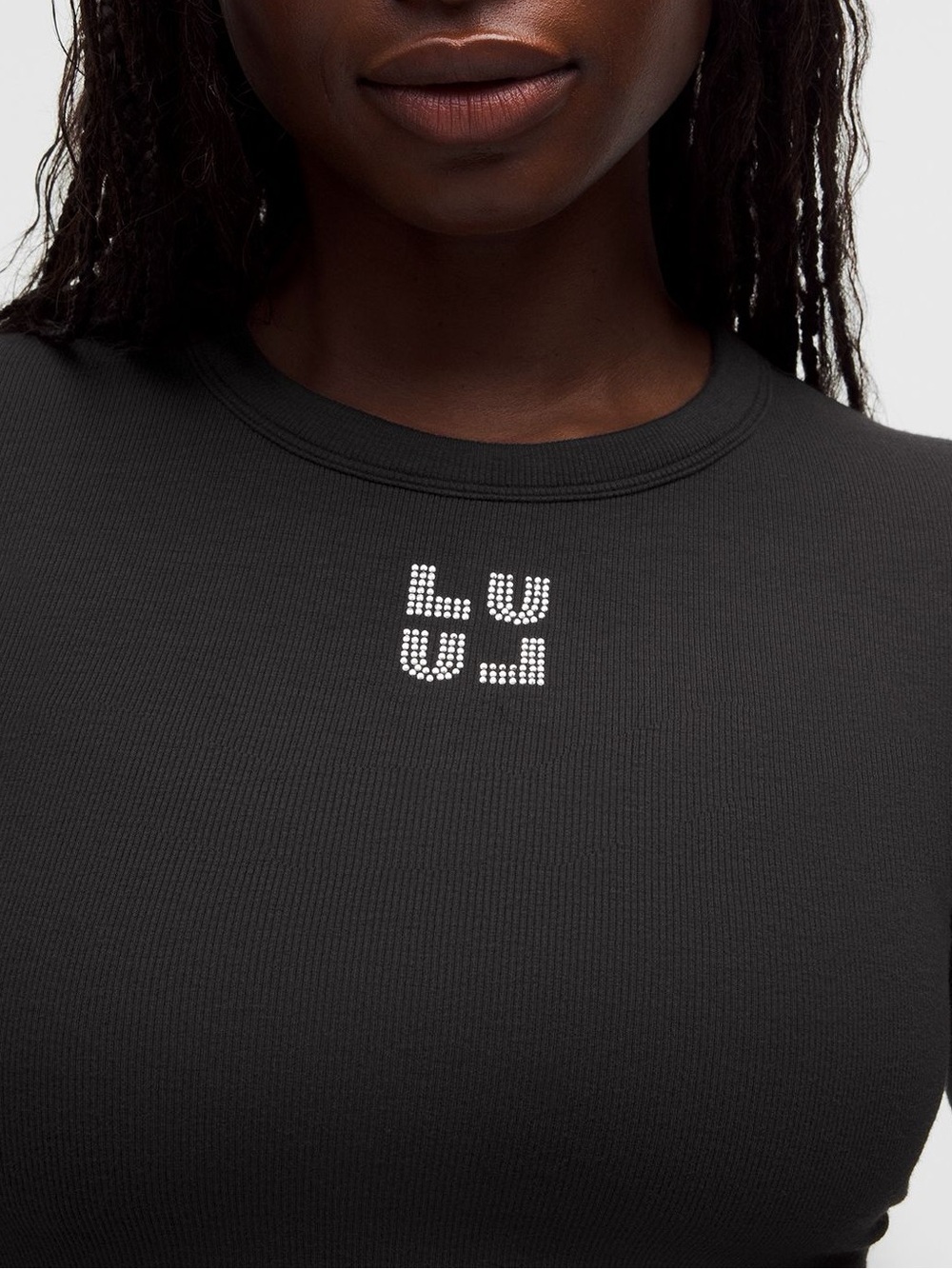 NEW Lululemon Hold Tight Long-Sleeve Shirt *Jewelled Black Style: W3JJQS Sz 12